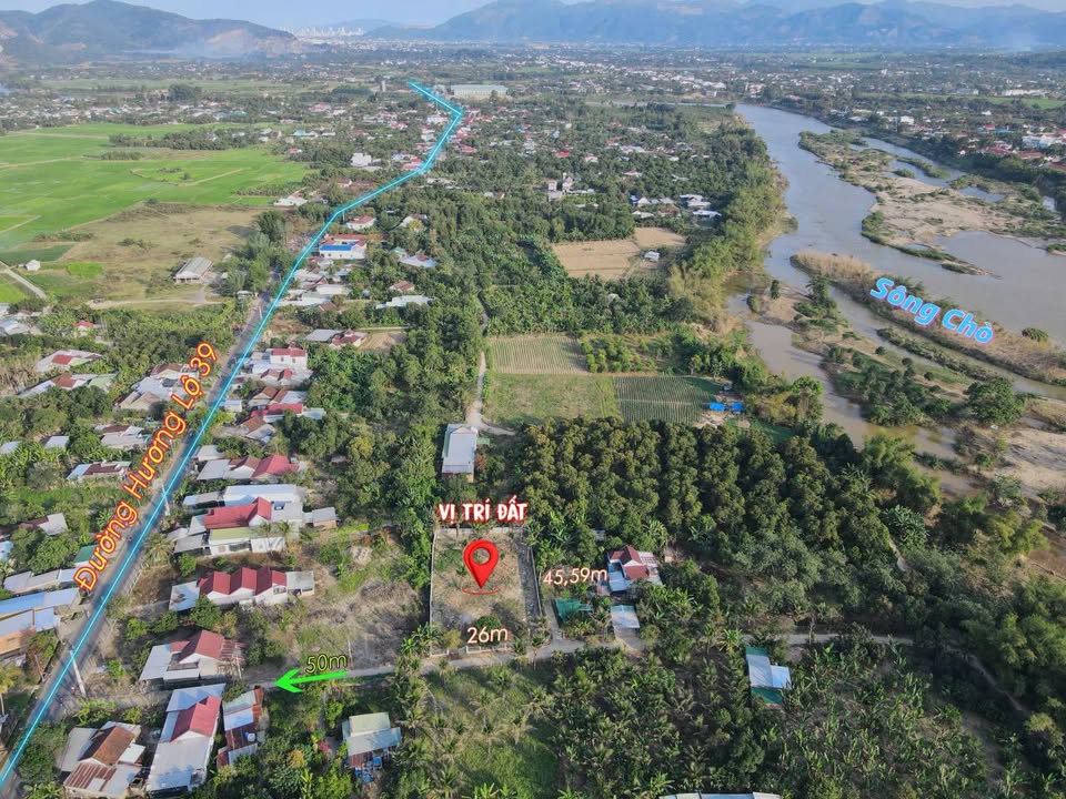 Đất Vườn Diên Khánh 1256m² - Sổ Đỏ 1000m² Thổ Cư - Giá 5.8 Tỷ