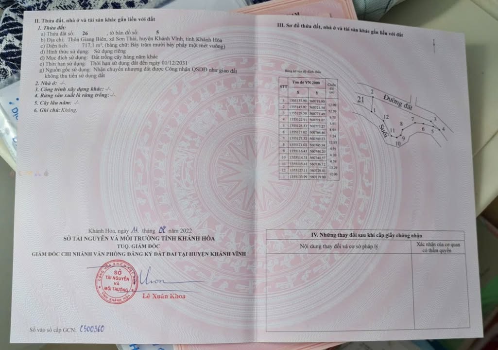 Đất Nền Sơn Thái 717m² - Giá Sốc 280 Triệu - Cơ Hội Đầu Tư Vườn