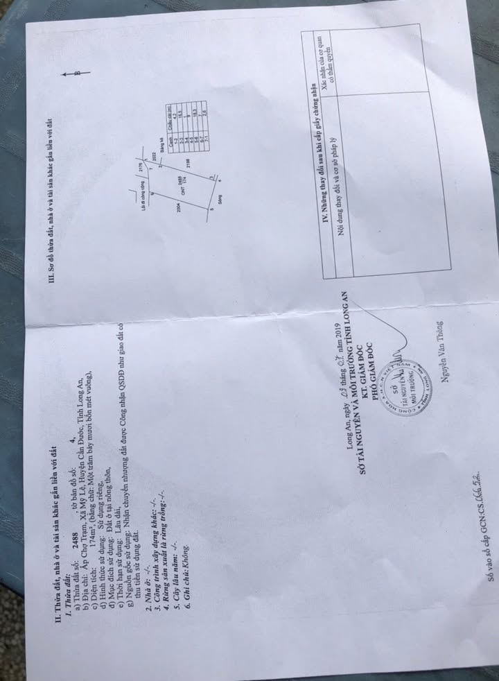 Đất nền Cần Giuộc 174m² giá 1.2 tỷ - Sổ đỏ chính chủ, xây tự do!