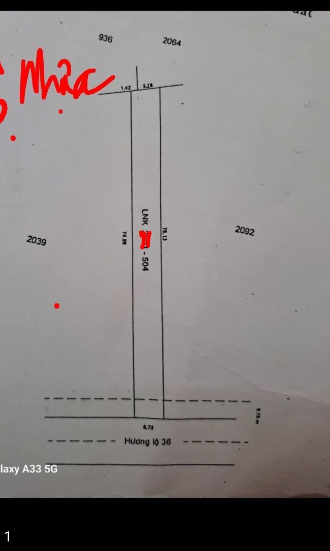 Bán đất 2 mặt tiền đường nhựa 496m² tại Trà Cú, Trà Vinh - Giá 650 triệu