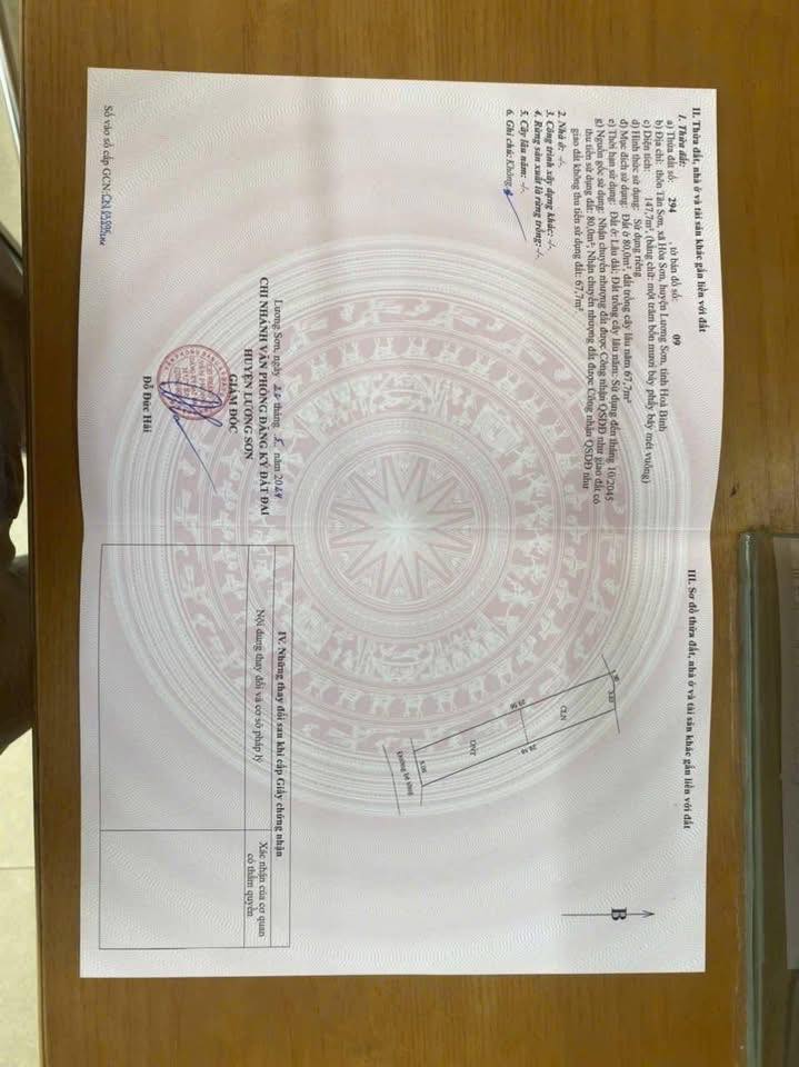 Đất nền Tân Sơn, Lương Sơn 147m² - Sổ đỏ chính chủ, công chứng ngay!