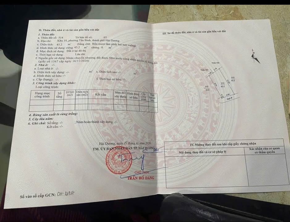 Đất nền 45m² Ngõ Bình Lộc Nam Định – Sổ hồng chính chủ, chỉ từ 1 tỷ