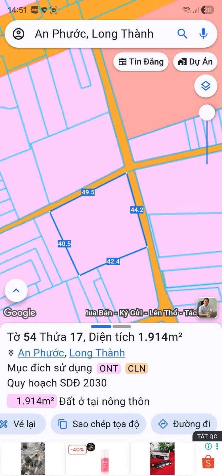 Đất nền Long Thành Đồng Nai 1914m² - Góc 2 Mặt Tiền, Tiềm Năng Phân Lô