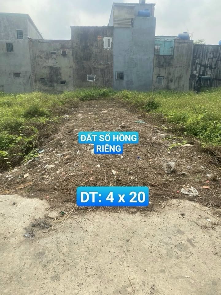 Đất Thổ Cư Võ Văn Vân, Bình Tân - 80m² Sổ Hồng Riêng, Giá 2.79 Tỷ