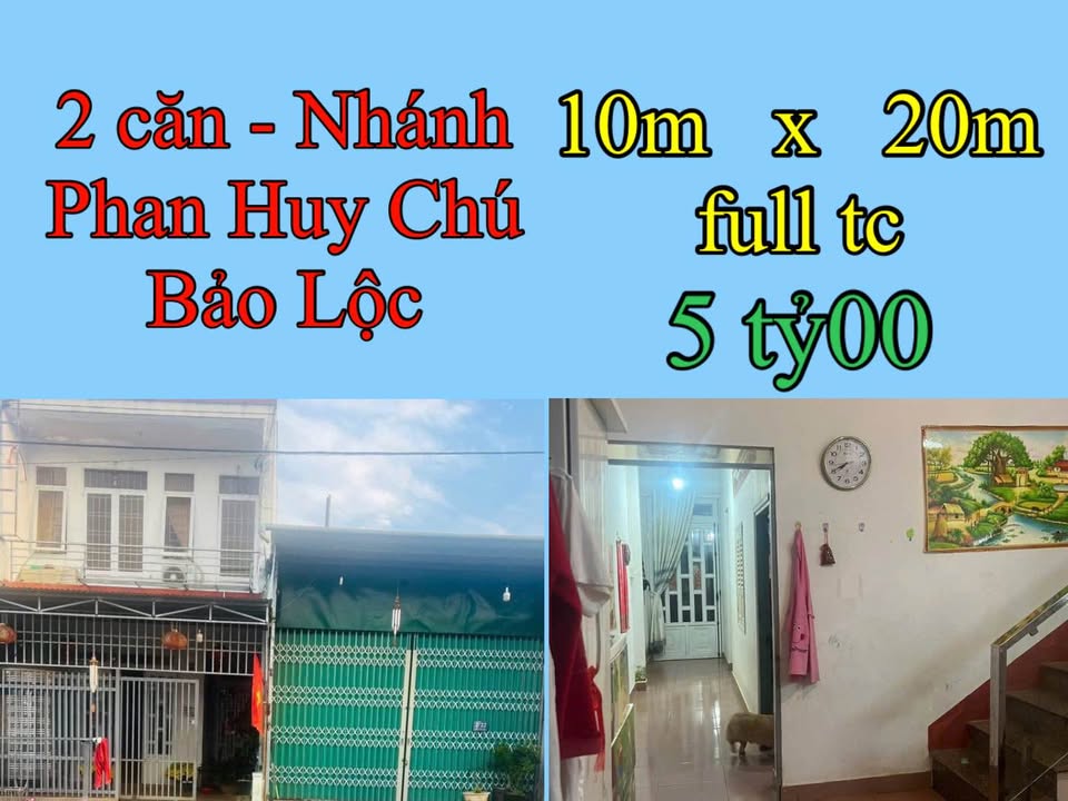 Đất nền Phan Huy Chú Bảo Lộc 200m² 5 tỷ - Sổ đỏ chính chủ!