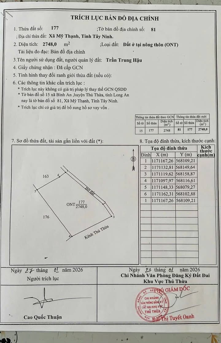 Đất Nền Long An 3762m² Mặt Tiền Sông - Giá Đầu Tư 6 Tỷ
