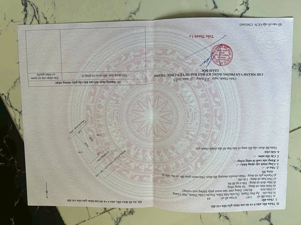 Bán Nền 80m² Sổ Hồng Thổ Cư 100% Tại Khu Mái Dầm, Hậu Giang - Giá Tốt