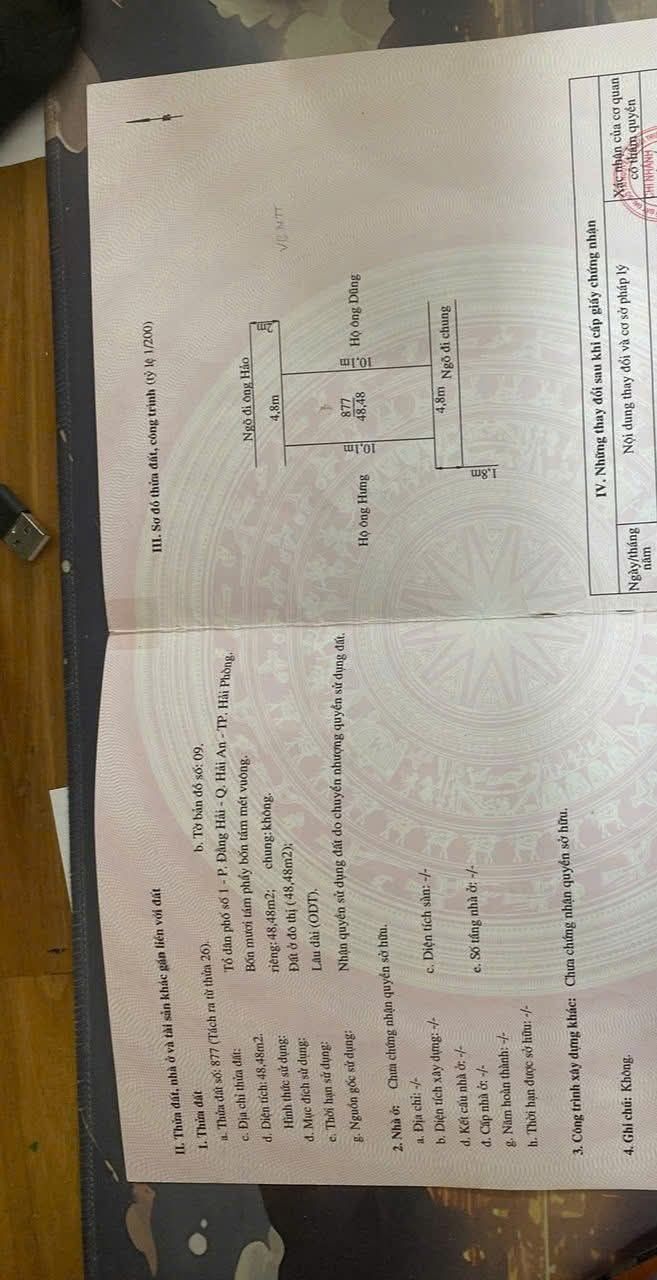 Đất nền 50m² Đằng Hải, Hải An - Sổ đỏ chính chủ, giá 1.9 tỷ