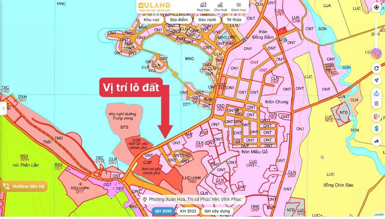 Đất nền sổ đỏ giáp Hồ Đại Lải - Vĩnh Phúc, 136.5m², chỉ 14tr/m²