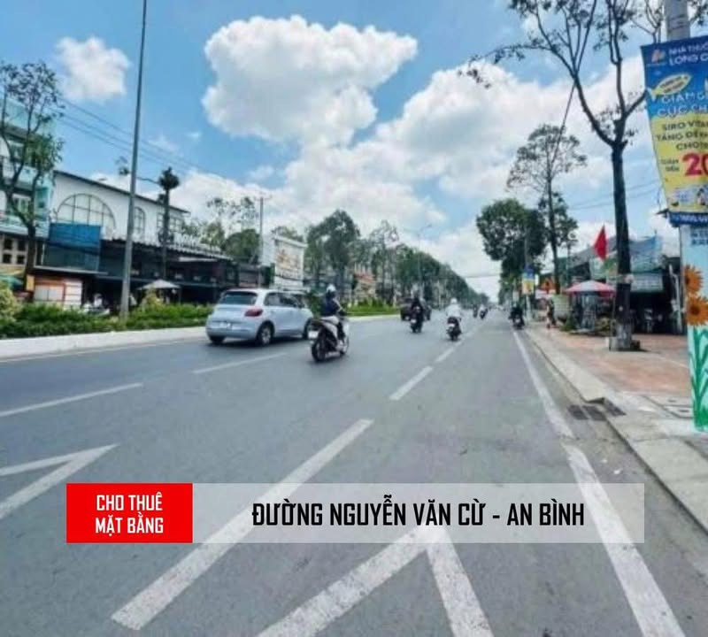 Mặt bằng kinh doanh Nguyễn Văn Cừ, Cần Thơ - 238m² ngang 14m, giá 40tr/tháng