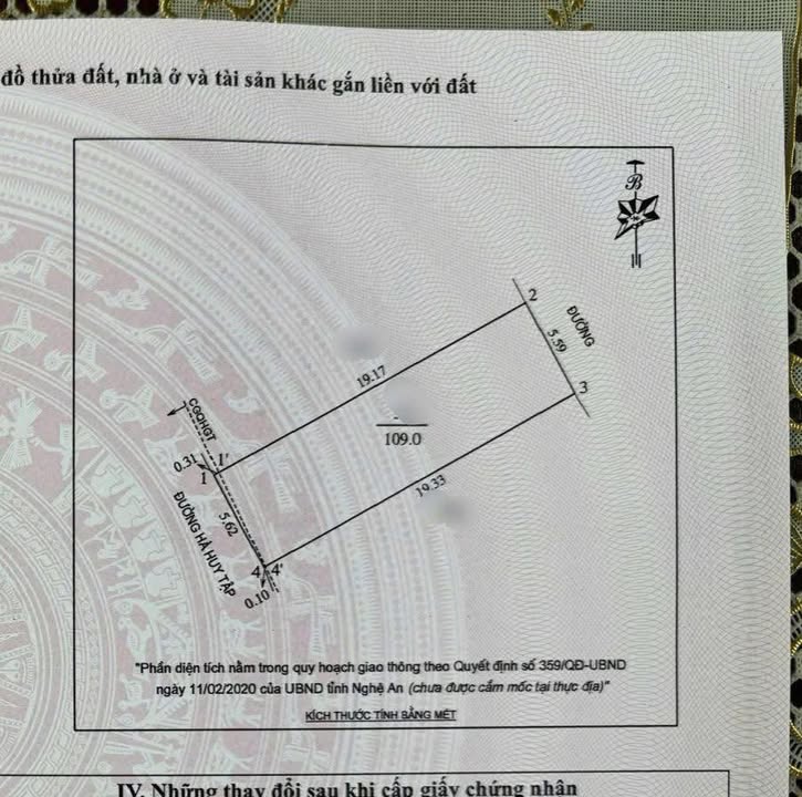 Mặt Tiền Kinh Doanh Hà Huy Tập, Vinh 109m² - Giá 13 Tỷ