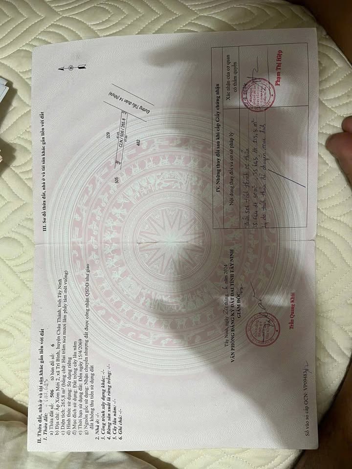 Đất Vàng Châu Thành, Tây Ninh - 282m² Mặt Tiền Đường Nhựa, Sổ Đỏ Sẵn Sàng