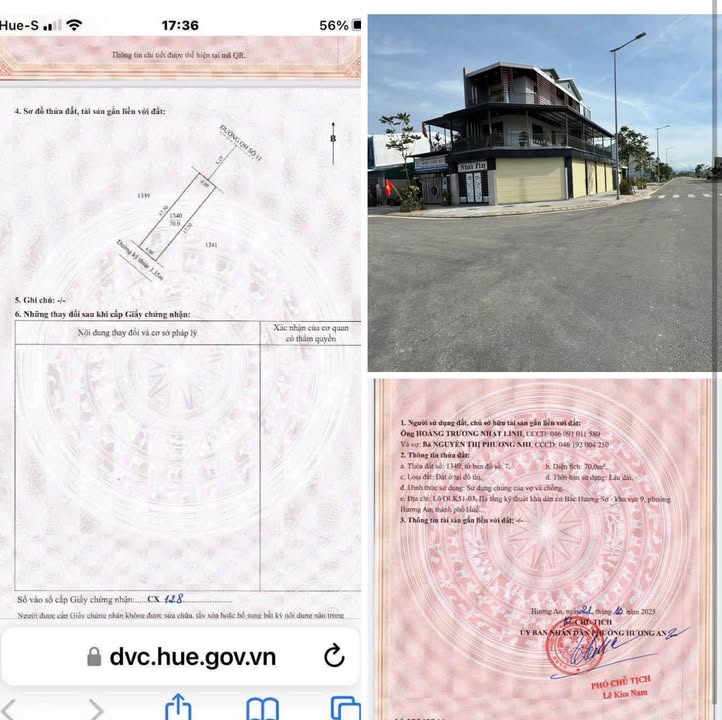 Đất nền KQH Hương Sơ Huế 70m² chỉ 1.5 tỷ - Sổ đỏ chính chủ!