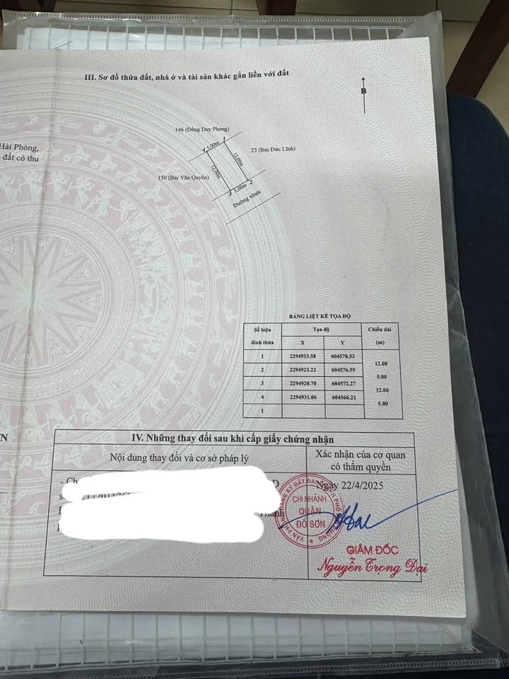 Bán Đất Nền Mặt Tiền 5m, 60m² Đường Ven Biển Đồ Sơn - 2.3 Tỷ