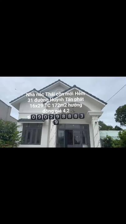 Nhà Mái Thái Tây Ninh 464m² - Chính chủ bán gấp, sổ hồng sẵn!