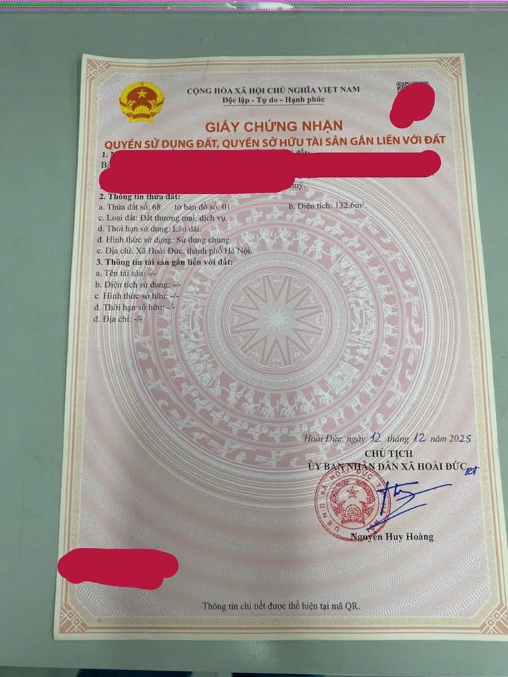 Đất Dịch Vụ Hinode Di Trạch - Lô Góc 133m² Giá Tốt, Sẵn Sàng Đầu Tư