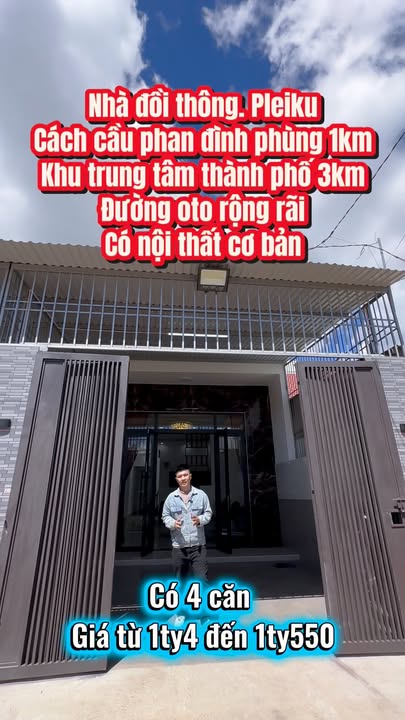 Nhà riêng Phường Trà Bá Pleiku 125m² - Sổ hồng sẵn, vị trí đẹp