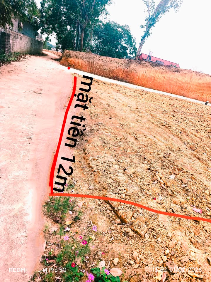 Đất Nền F0 Thái Nguyên 176m² Mặt Tiền 12m - Hơn 1 Tỷ, Sổ Đỏ Rõ Ràng