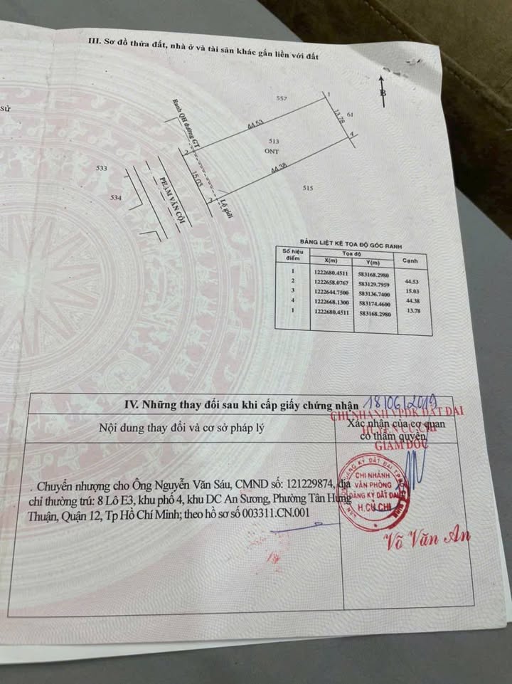 Bán Gấp Đất Góc 2 Mặt Tiền Phạm Văn Cội, Củ Chi - 1016m² Kinh Doanh Tốt