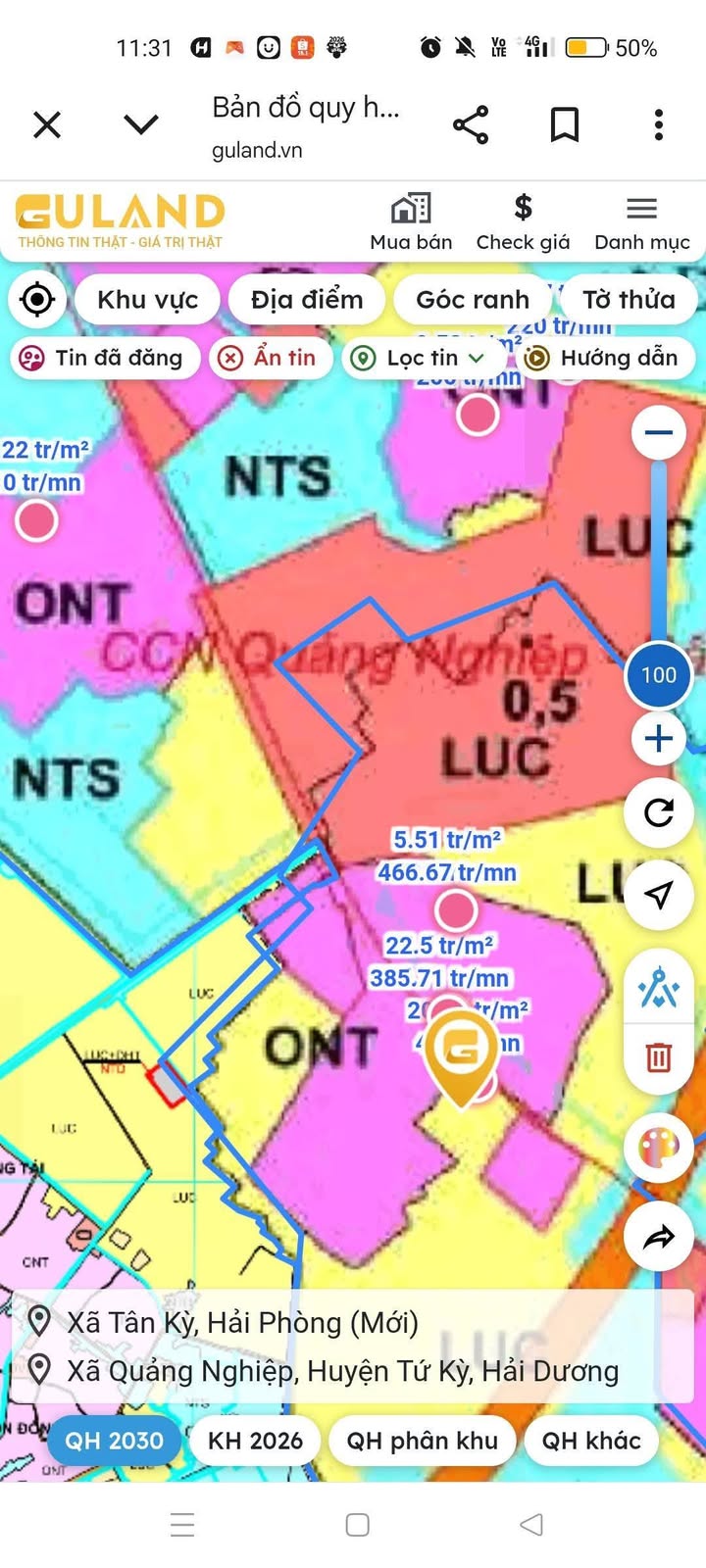 Đất Nền Trung Tâm Quán Ngãi - 261m² - Sẵn Sổ Hồng - Giá Đầu Tư 1.2 Tỷ