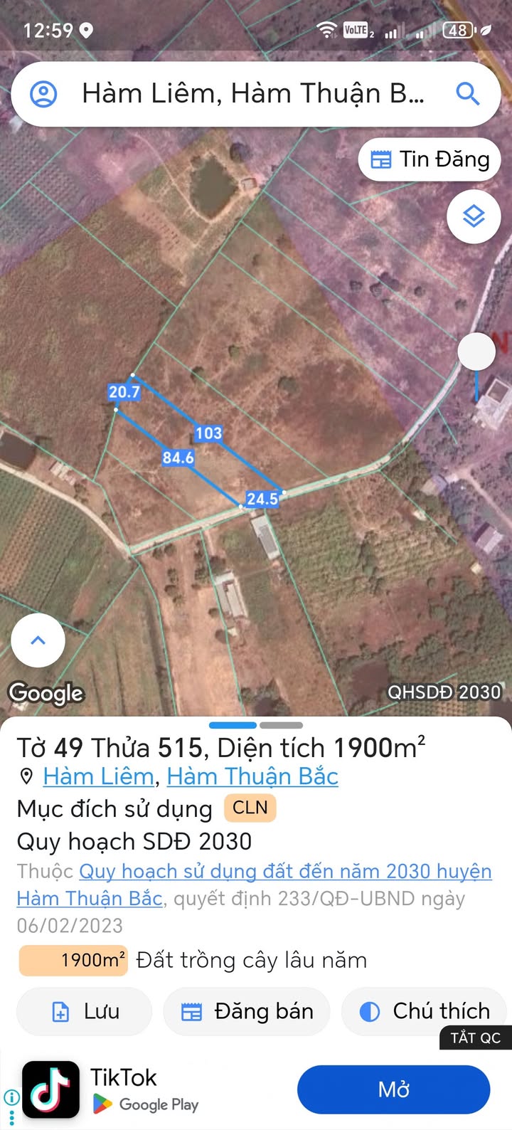 Đất Nền Thôn 2 Hàm Liêm 1900m² - Đường To Ô Tô Tới Đất!