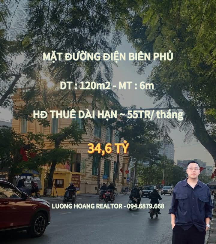 Nhà Mặt Tiền Điện Biên Phủ, Hải Phòng - 120m², Kinh Doanh Đắc Địa