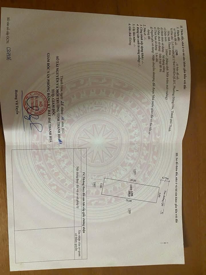 Đất nền Đông Hải, Đông Sơn 100m² - Pháp lý rõ ràng