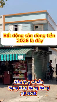 Nhà Trọ Kinh Doanh Cực Tốt Tại Bến Cát - 4 Phòng + 1 Ki-ốt, Thu Nhập 7 Triệu/Tháng