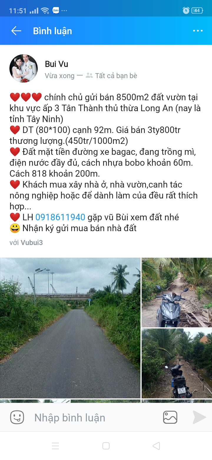 Bán 8500m² đất vườn Thủ Thừa Long An - Nghỉ dưỡng lý tưởng!