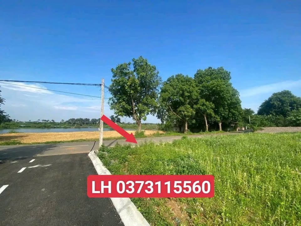 Đất nền 100m² Phú Cát, Quốc Oai - Sổ đỏ sẵn, view hồ 10ha