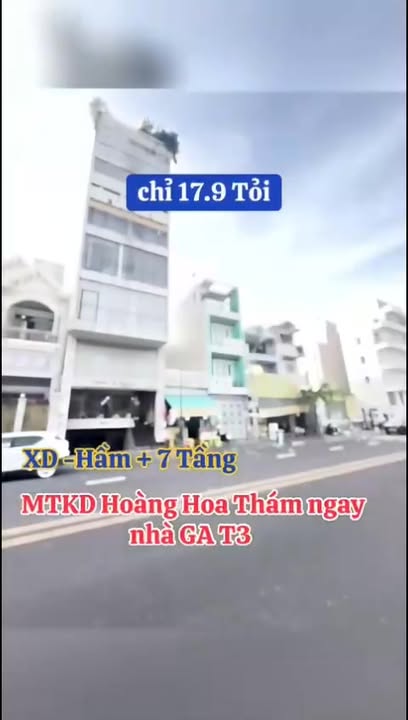 Nhà Mặt Tiền Hoàng Hoa Thám, Tân Bình - Kinh Doanh Đắc Lợi 17.9 Tỷ