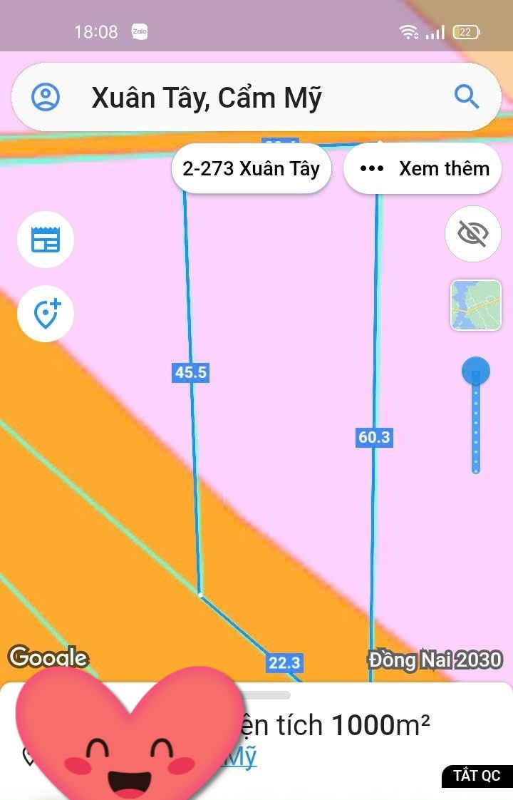 Đất nền Xuân Tây Cẩm Mỹ 1000m² - Sổ đỏ chính chủ, giá cực tốt!