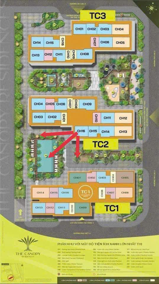 Căn hộ The Canopy TC2 63m² giá 5.7 tỷ - Bàn giao ngay!