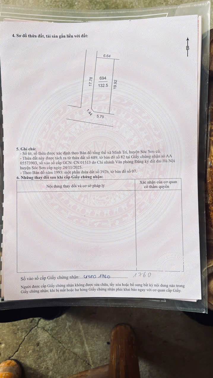 Đất nền Lập Trí, Kim Anh, Sóc Sơn 100m² - Sổ đỏ chính chủ, tiềm năng tăng giá!