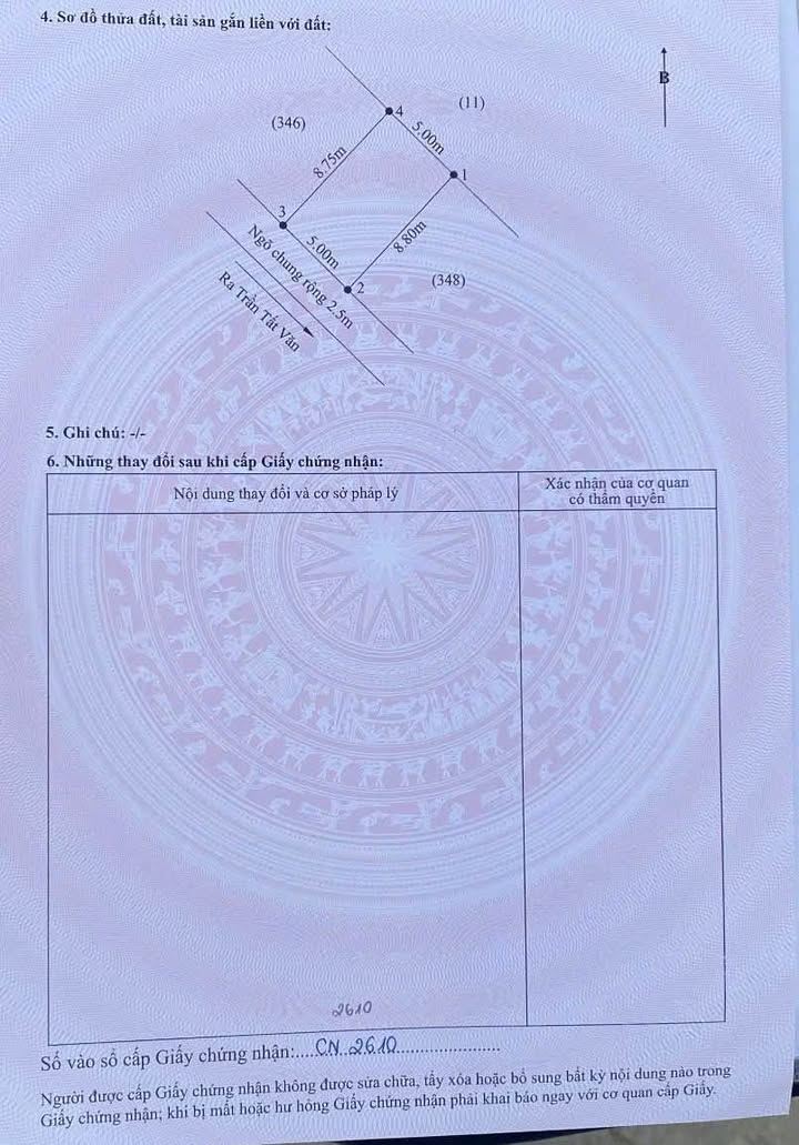 Bán Gấp Đất 44m² Trần Tất Văn, Kiến An - Sổ Đỏ, Giá Tốt