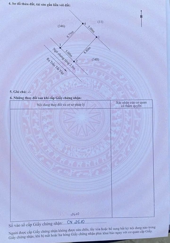 Bán gấp đất 44m² Trần Tất Văn, Kiến An, Hải Phòng - Sổ đỏ chính chủ