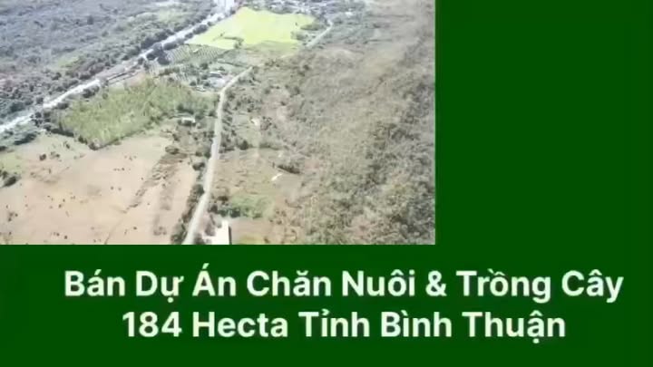 Đất Dự Án 184ha Bình Thuận - Sẵn Sàng Hợp Tác Phát Triển Mới