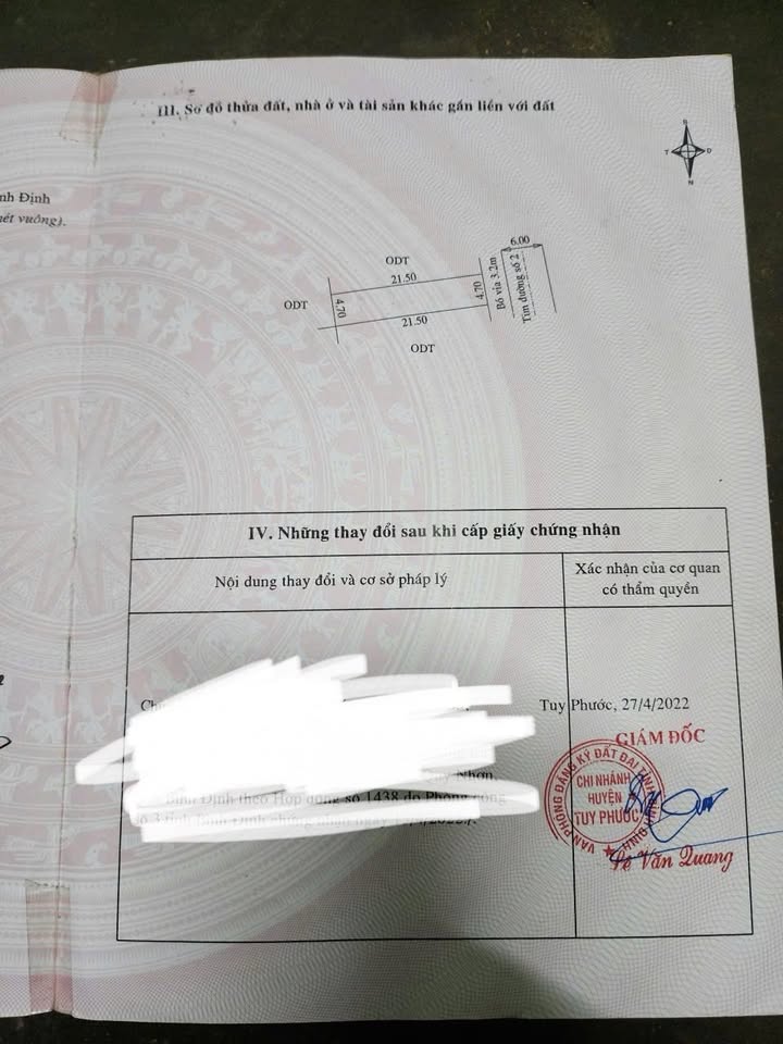 Nhà 2 Tầng Tái Định Cư Tuy Phước 101m² - Ngang 4.7m - Giá 2.9 Tỷ