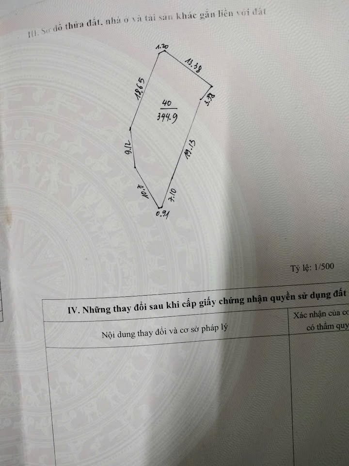 Đất ruộng Tân Lập, Lạc Sơn 345m² - Sổ đỏ chính chủ, ô tô vào tận đất!