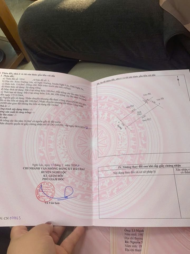 Bán đất Nghi Lộc 115m² giá chỉ 6xx triệu - Sổ đỏ chính chủ!