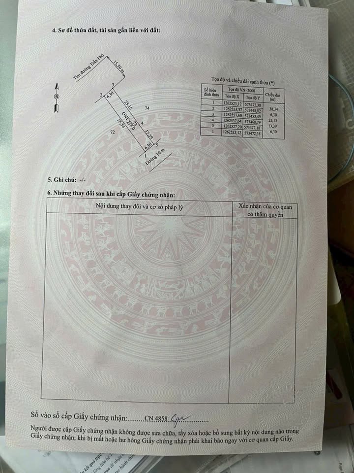 Đất nền mặt tiền Trân Phú, TP Tây Ninh 241.5m² - Sổ đỏ chính chủ