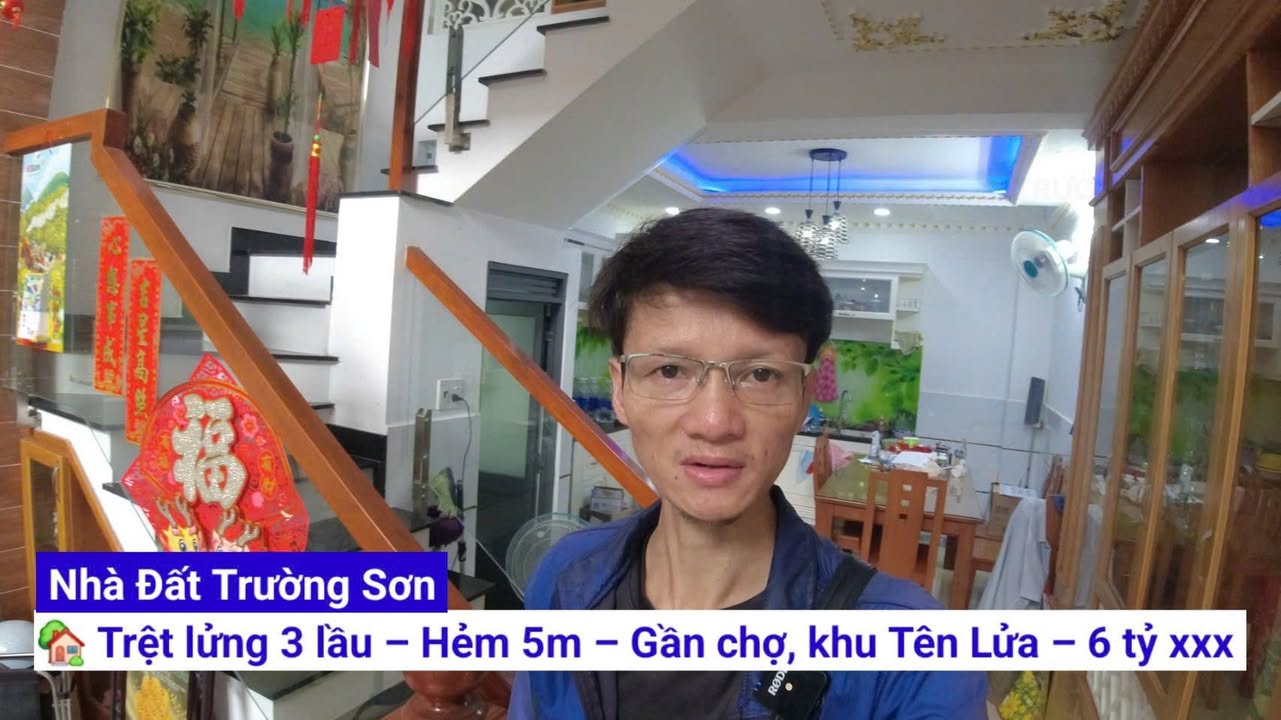 Nhà 4 Lầu Hẻm Xe Hơi Chiến Lược, Bình Tân - 6.2 Tỷ