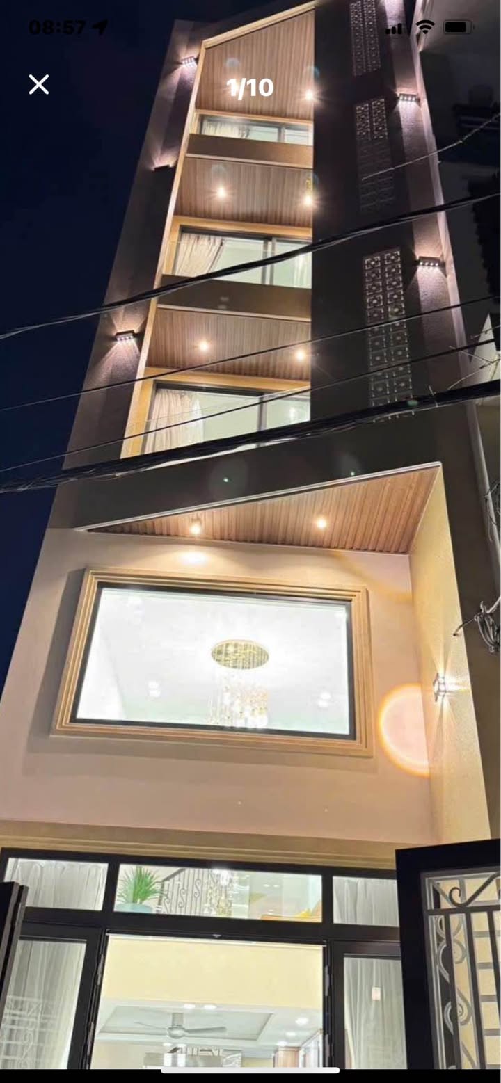 Nhà 6 Tầng Thang Máy Hẻm 121 Bacu, Vũng Tàu - 48m², 7.35 Tỷ