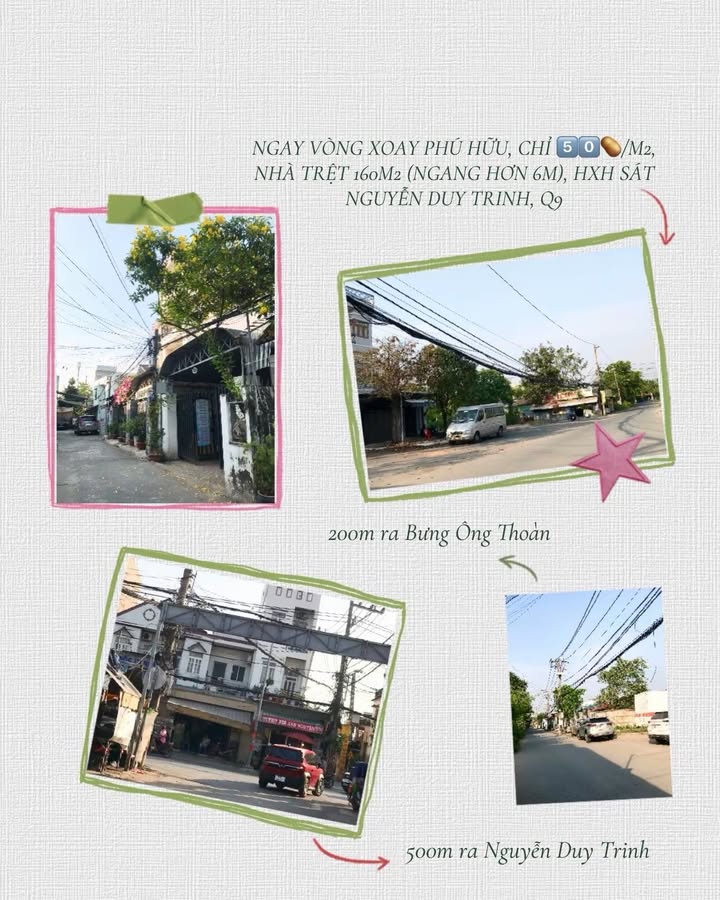 Đất nền Bưng Ông Thoàn Quận 9 160m² - Tiềm năng tăng giá vượt trội!