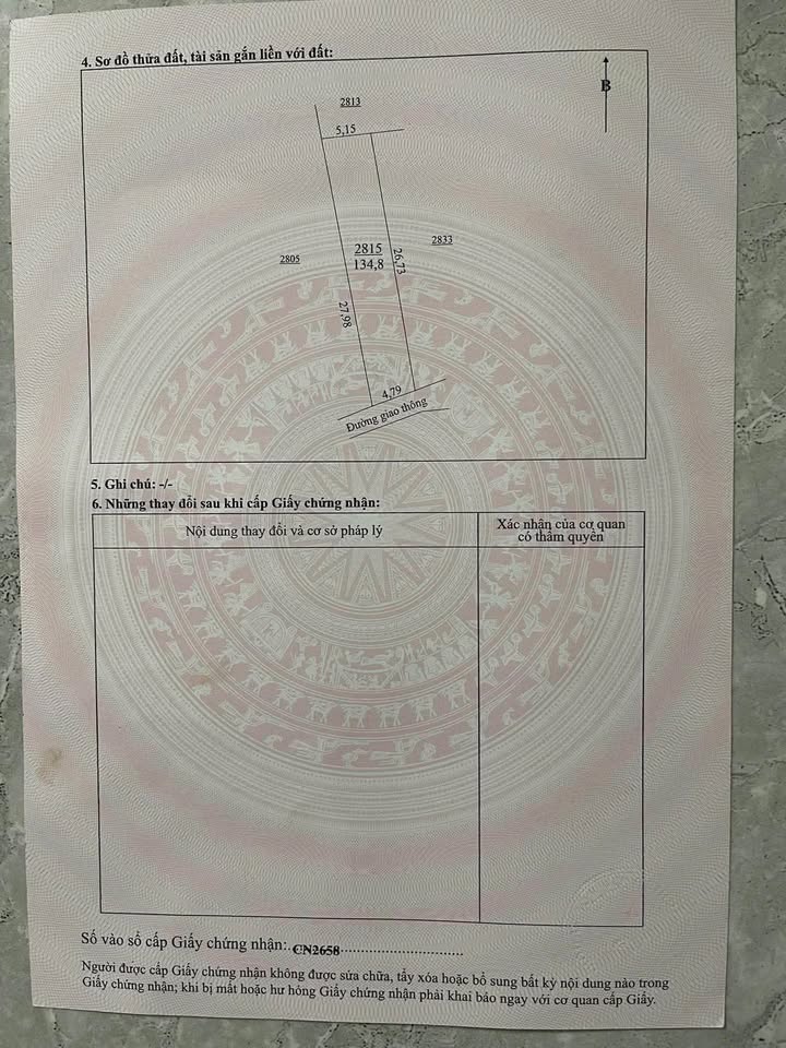 Đất nền Sơn Cẩm, Thái Nguyên 135m² - Đường to ô tô, giá tốt hiếm có!