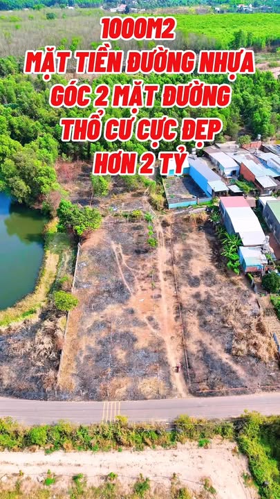 Đất nền Trảng Bom 1000m² giá 2.2 tỷ - Tiềm năng tăng giá vượt trội!
