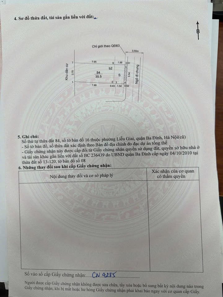 Nhà Riêng Ngọc Hà, Ba Đình 35m² - Full Nội Thất, Sẵn Sàng Ở Ngay!