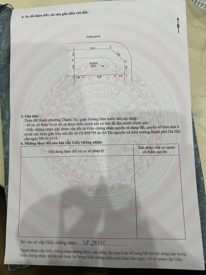 Bán Nhà Mặt Tiền Green Park Vĩnh Hưng - 100m², 5 Tầng, Giá 30.5 Tỷ