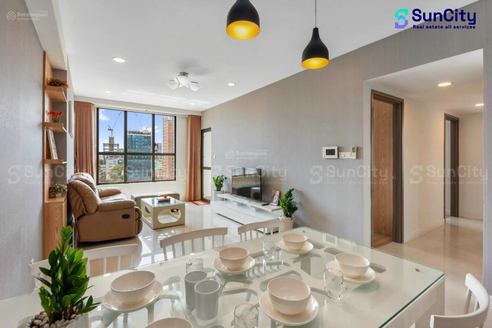 Cho thuê căn hộ ICON 56 Quận 4, 120m², 26 triệu - View Bitexco, sát Q1