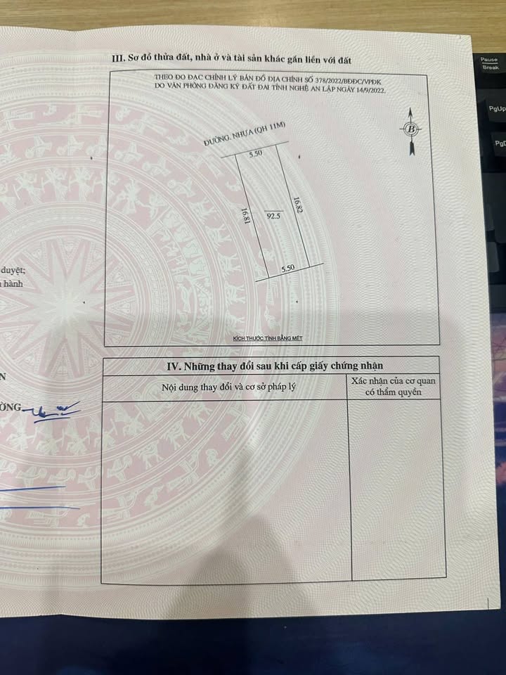 Đất nền Đô thị Sơn Hà, Vinh - 92.5m² - Sổ đỏ sẵn sàng